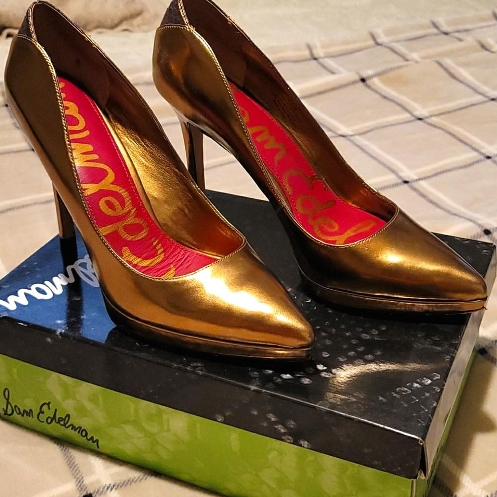 Bronze Celia Sam Edelman stilettos